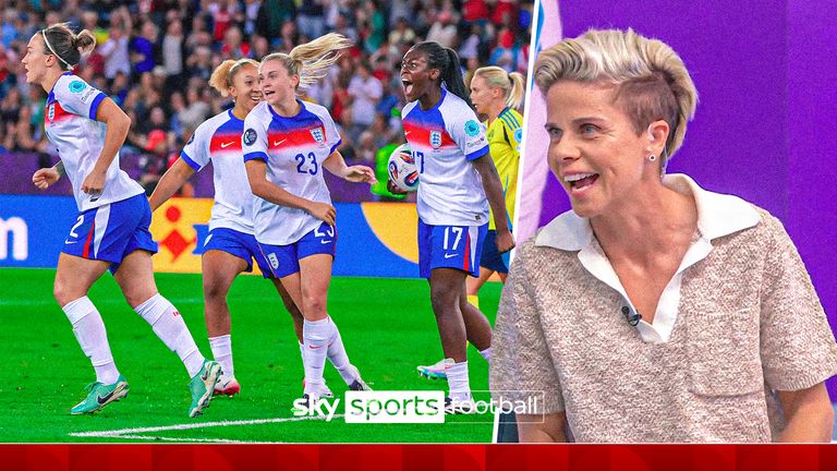 England Women 2-2 equaliser against Sweden. 