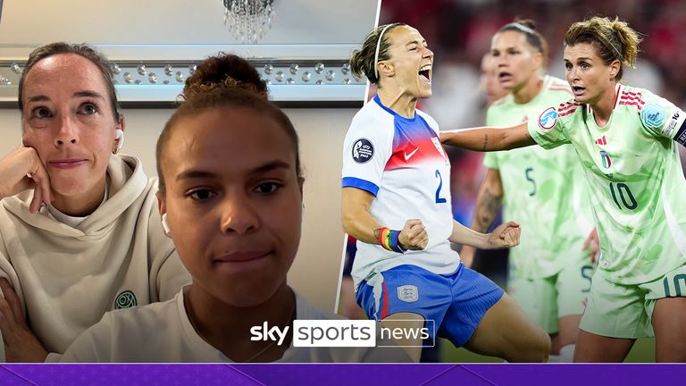 Jordan Nobbs Nikita Parris on England vs Italy